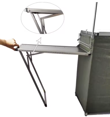 BRS Portable Aluminum Kitchen for Camping