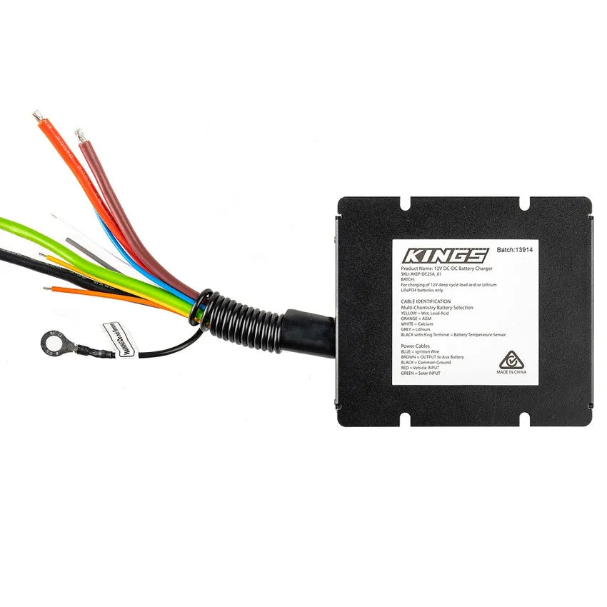 Kings 25A DC DC Charger with Lithium