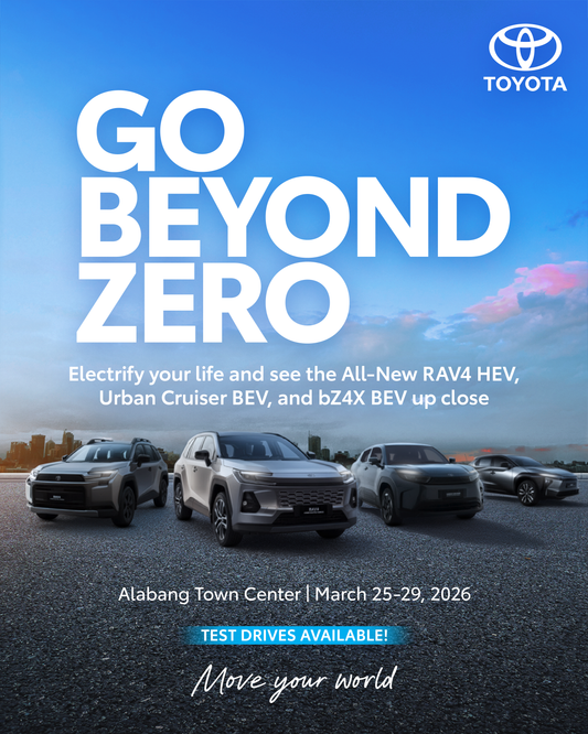 Toyota PH invites everyone to Go Beyond Zero with the all-new RAV4 HEV and new Urban Cruiser BEV