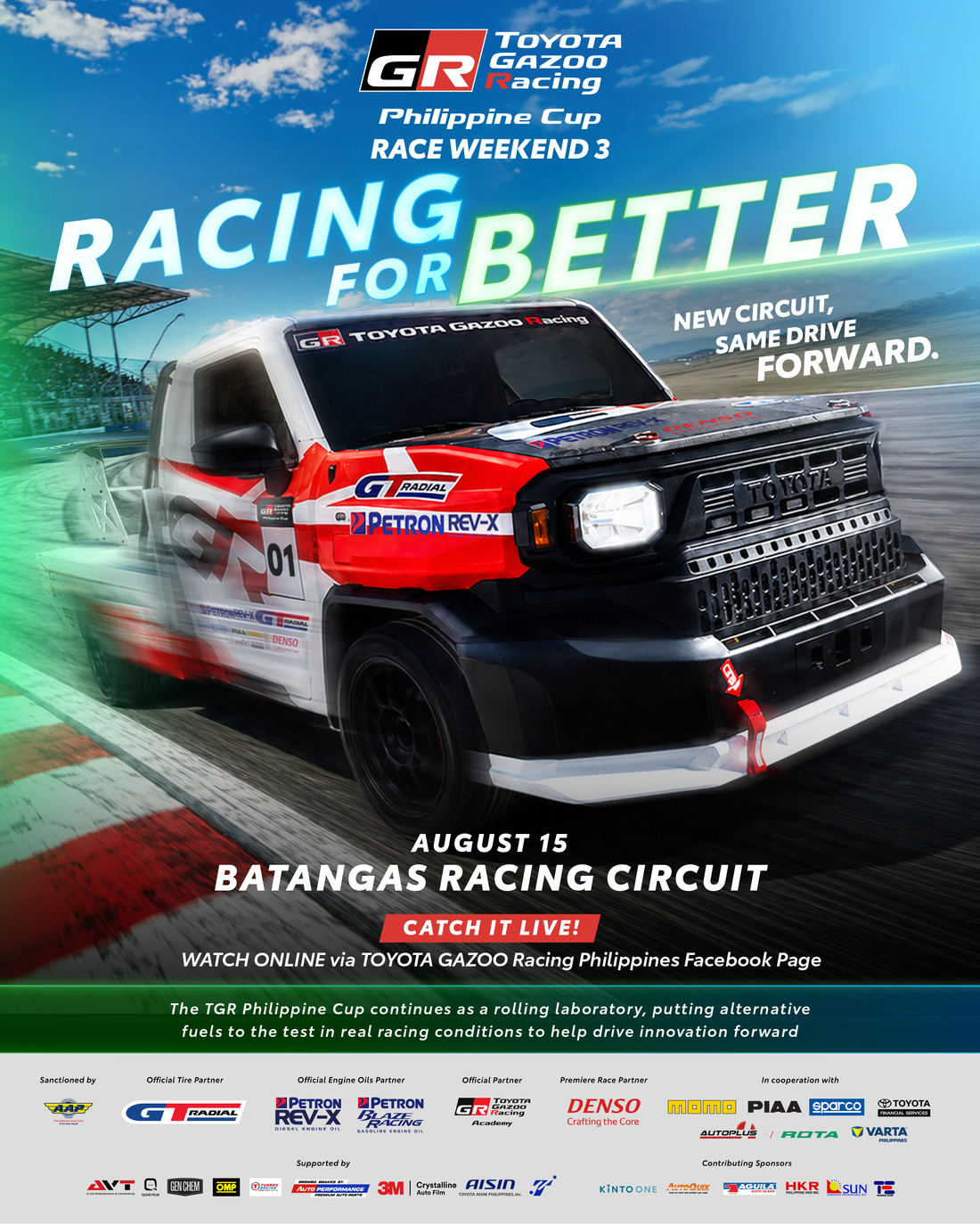 2026 TGR Philippine Cup heads to Batangas Racing Circuit for Race Weekend 3