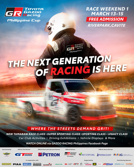 TOYOTA GAZOO Racing Philippine Cup to open 2026 season with street race in Riverpark, Cavite