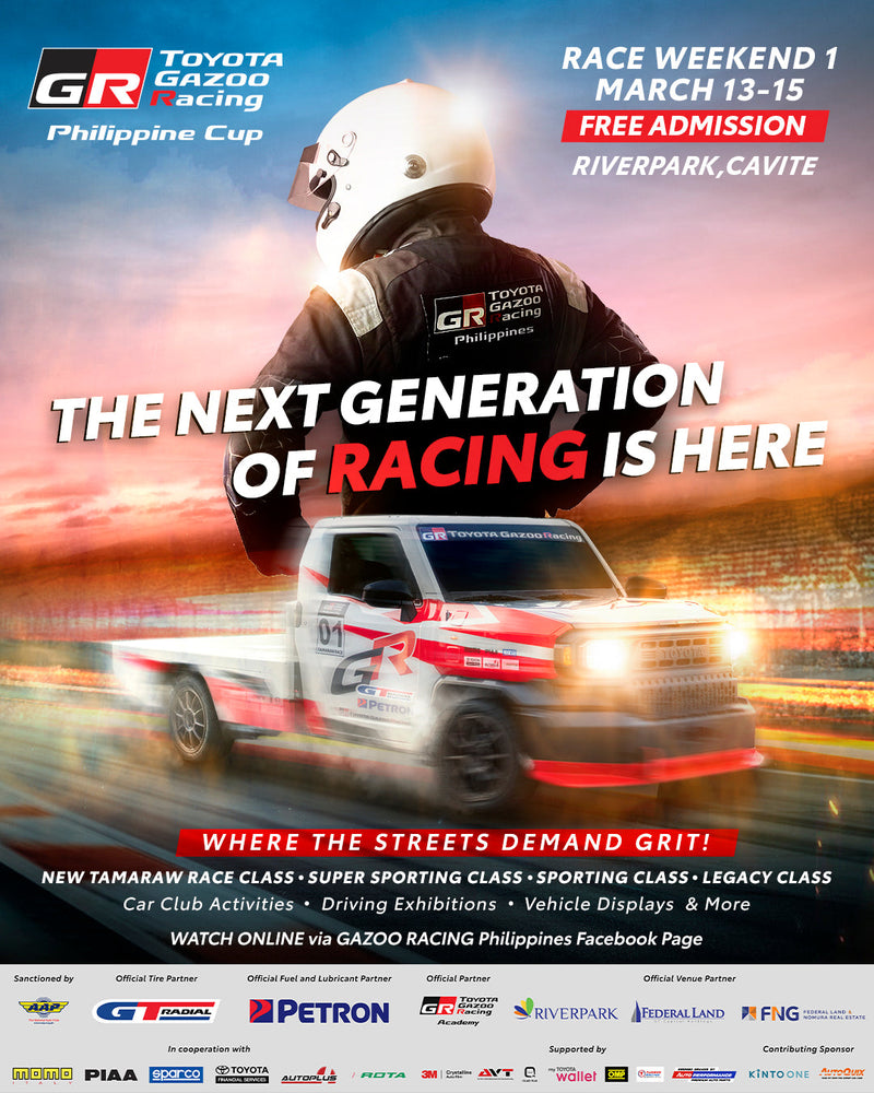 TOYOTA GAZOO Racing Philippine Cup to open 2026 season with street race in Riverpark, Cavite