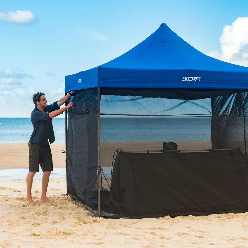 Kings 3x3m Gazebo Mesh Tent