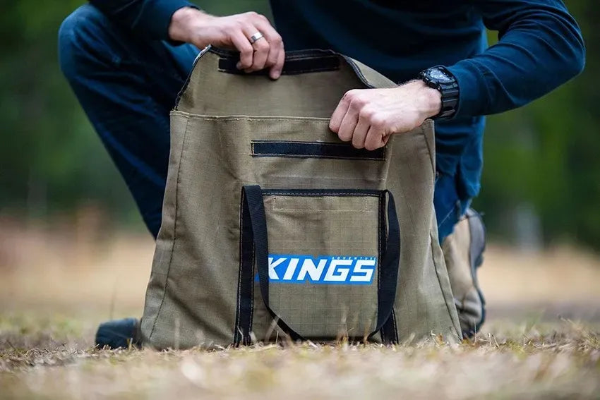 Kings Fire Pit & BBQ Plate Canvas Bag