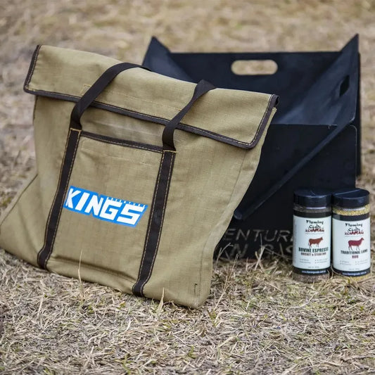 Kings Fire Pit & BBQ Plate Canvas Bag