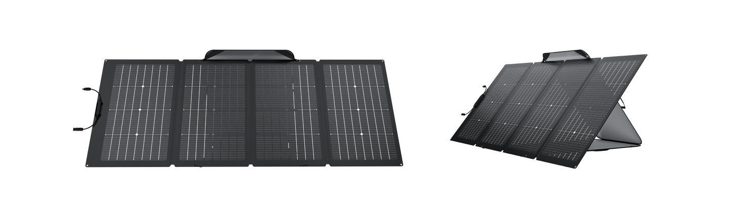 EcoFlow 220W Bifacial Portable Solar Panel