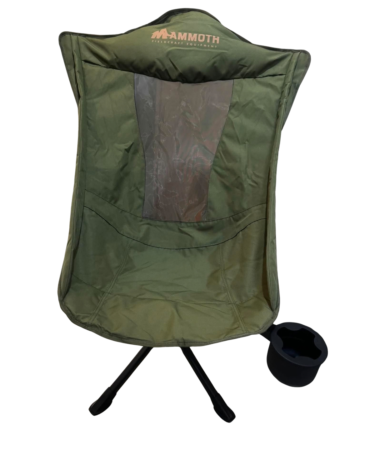 Mammoth Fieldcraft Equipment Swivel Camp Chair HIGHBACK with Cup holder
