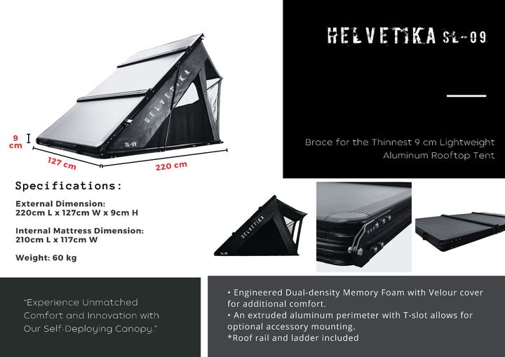 Helvetika Roof Top Tent SL-09