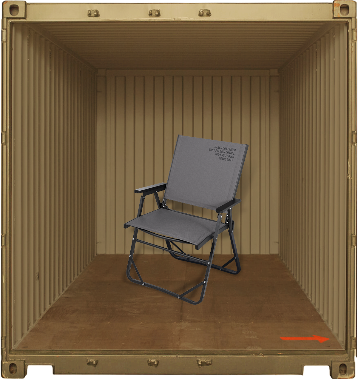 Cargo Container Cosy Folding Chair XL