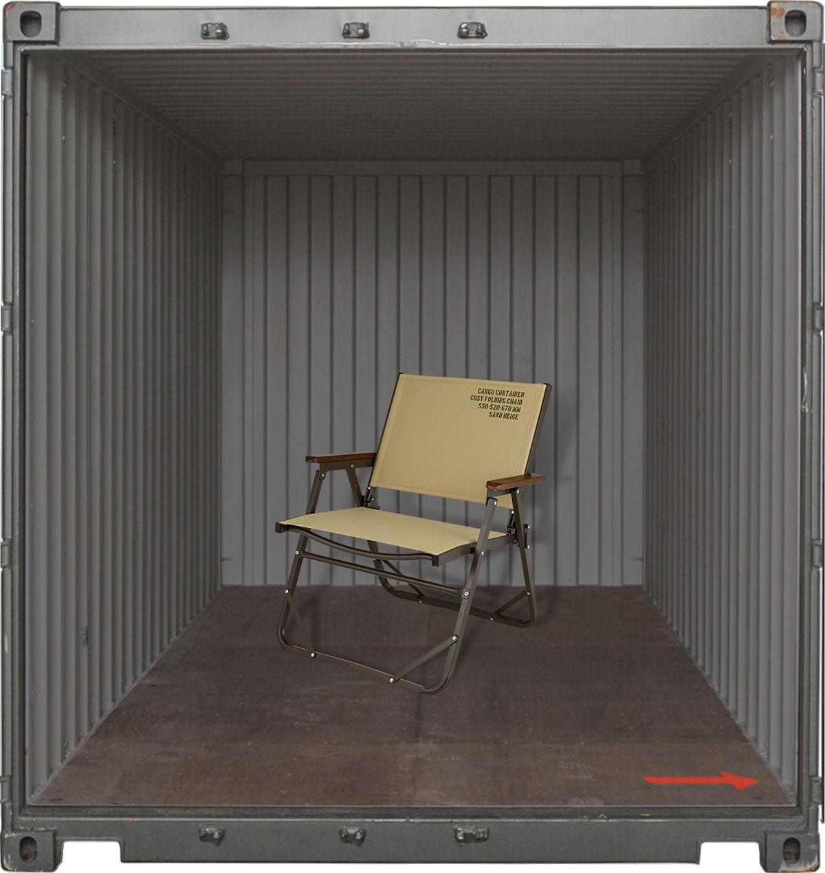 Cargo Container Cosy Folding Chair