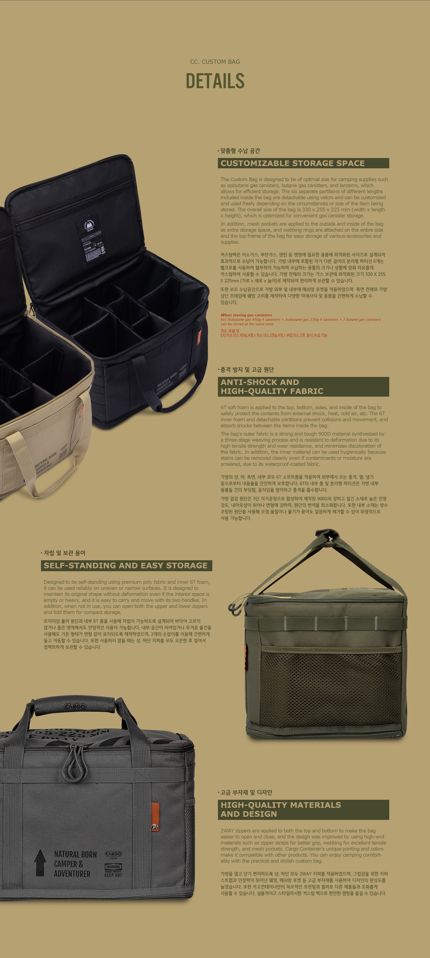 Cargo Container Custom Bag M