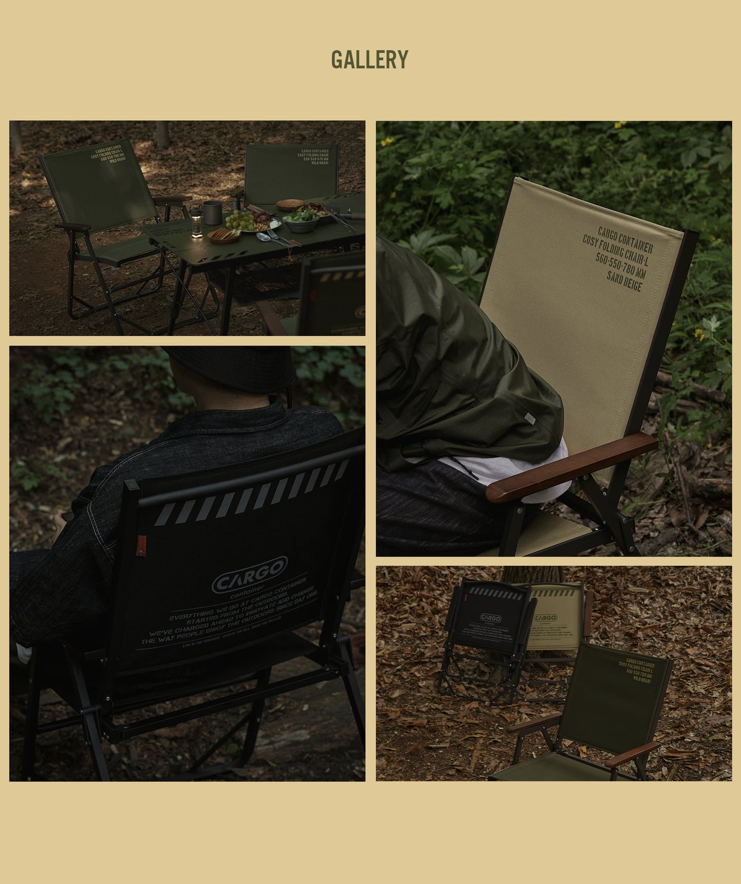 Cargo Container Cosy Folding Chair XL