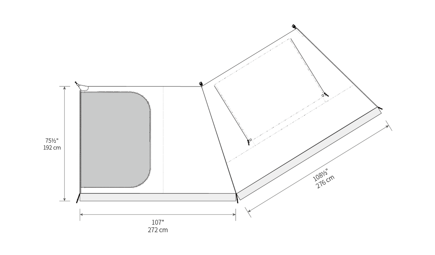 iKamper ExoShell 270 Side Wall