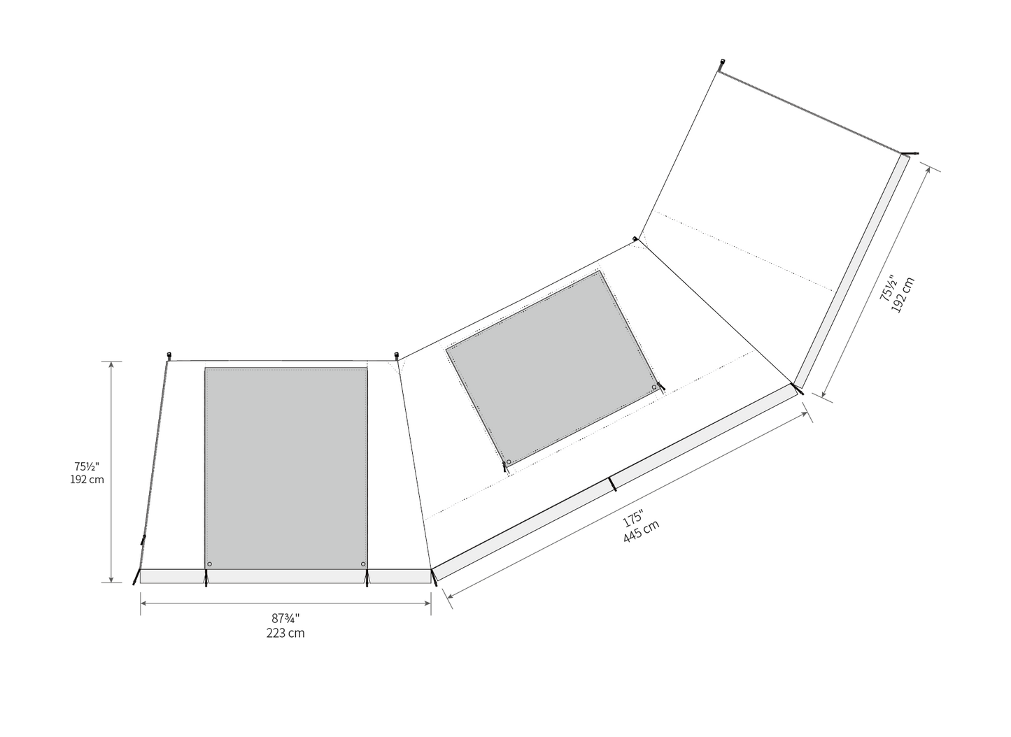 iKamper ExoShell 270 Side Wall