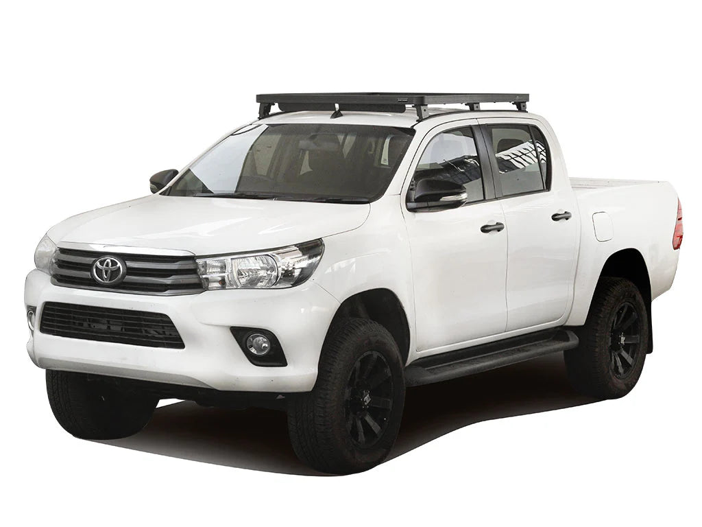 Front Runner Toyota Hilux Revo DC (2016-Current) Track & Feet Slimline II Roof Rack Kit