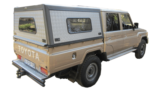 Bushtech Aluminum Canopy- Toyota Land Cruiser Double Cab