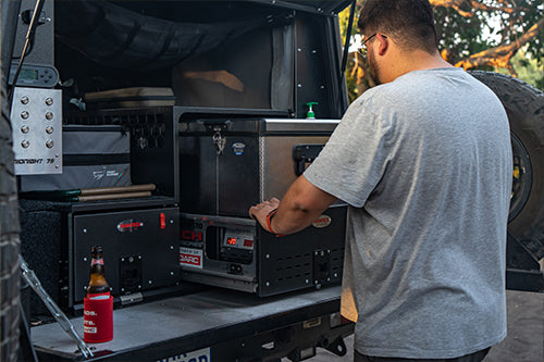 Bushtech Drawer System Fridge Cage