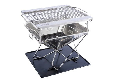 Kings Premium Stainless Steel Firepit Grill