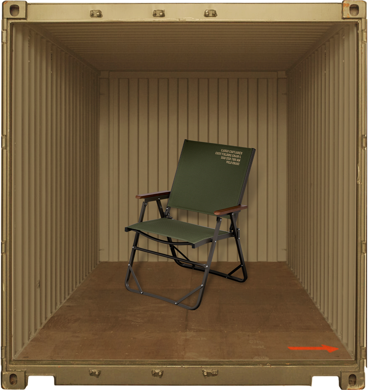 Cargo Container Cosy Folding Chair XL