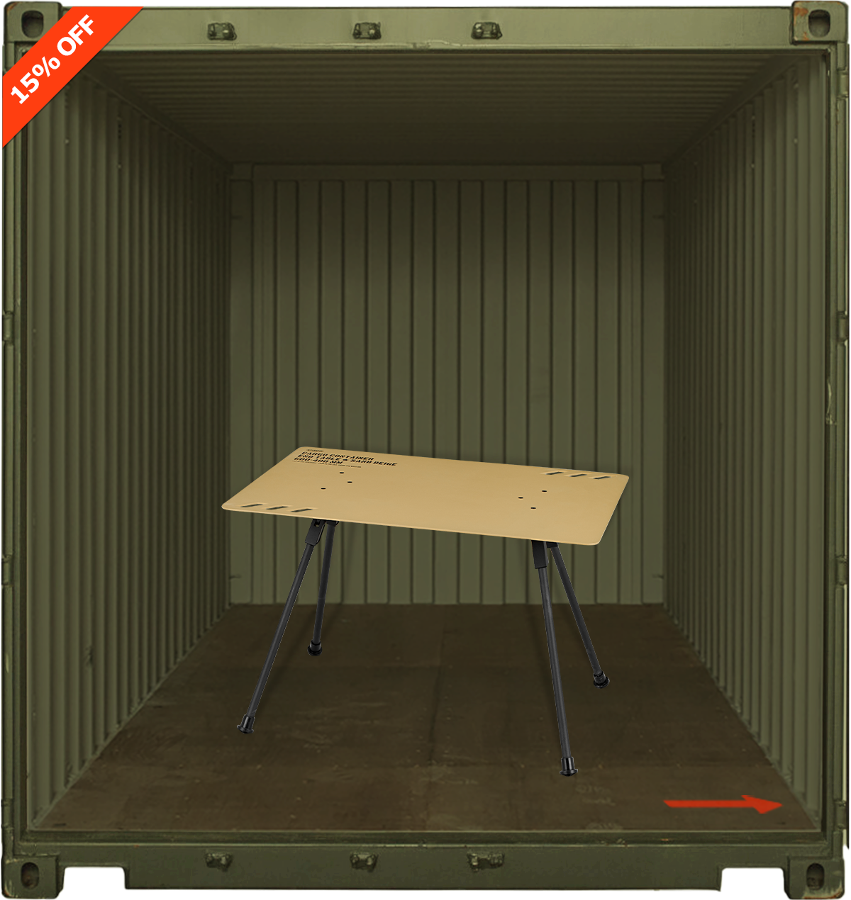 Cargo Container End Table