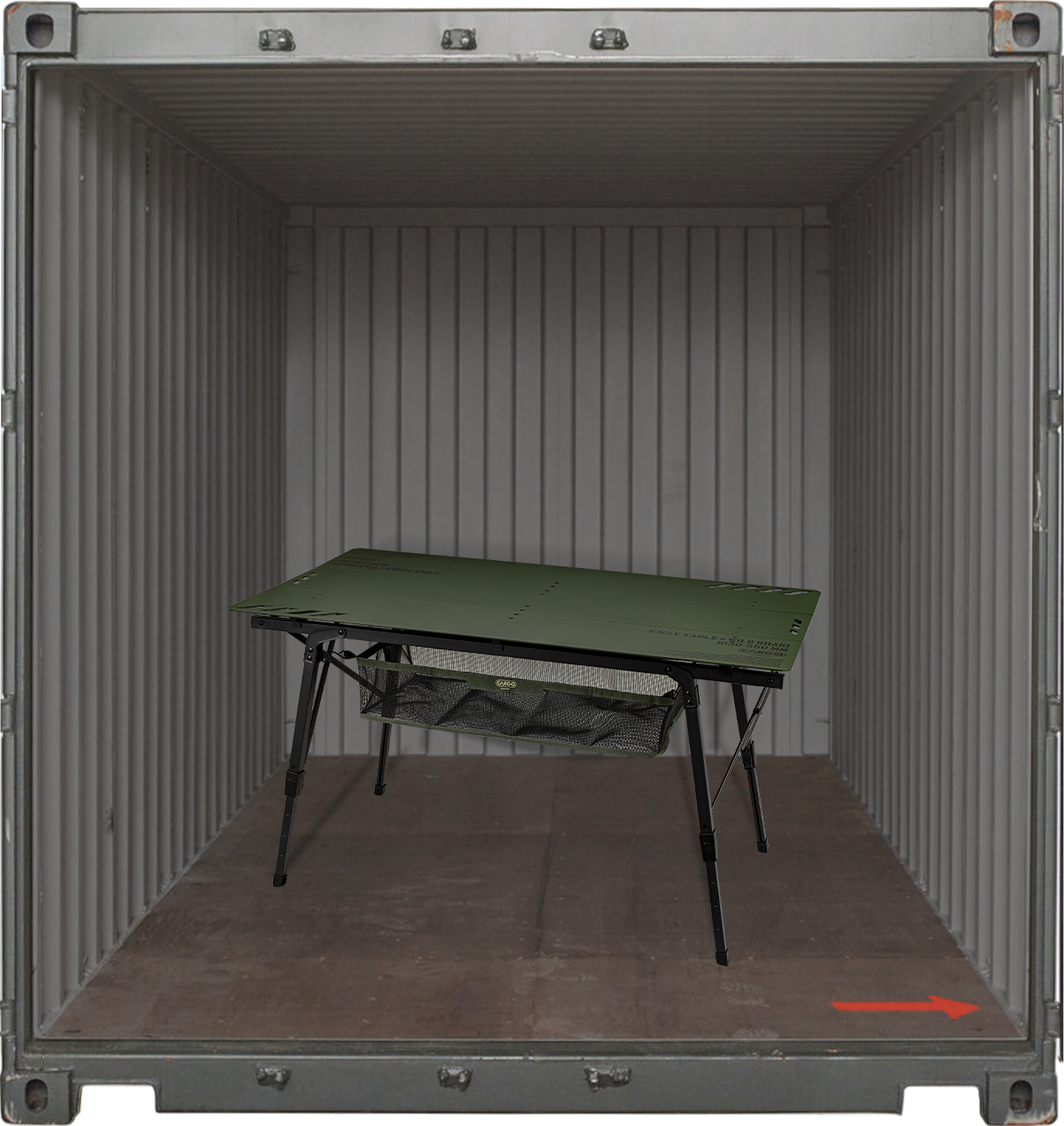 Cargo Container 3-way Table