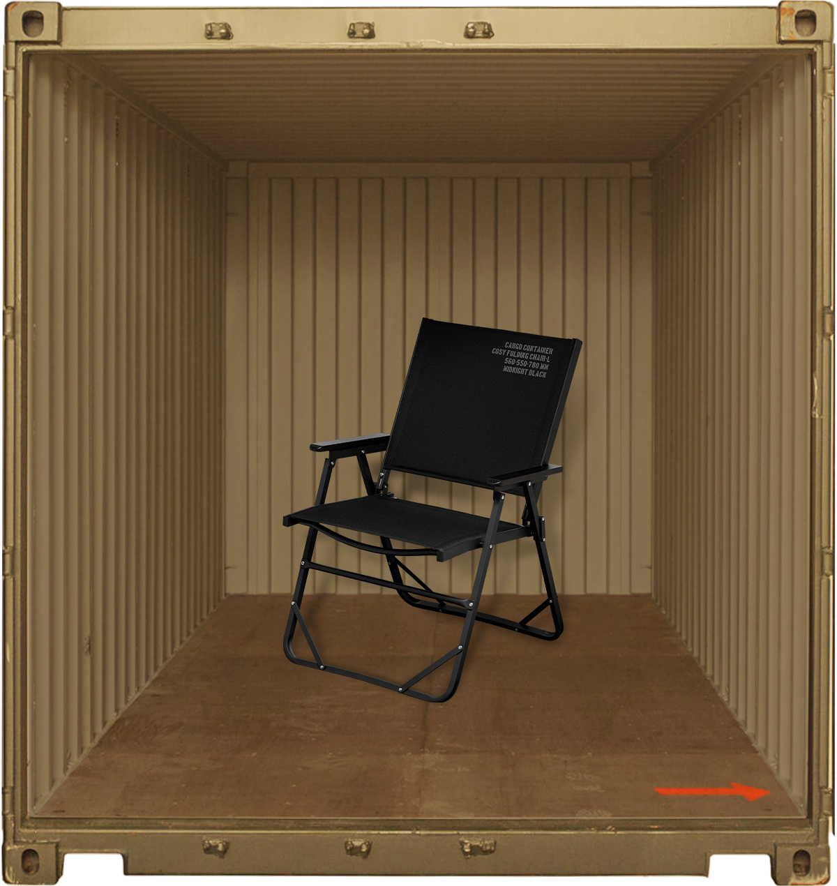 Cargo Container Cosy Folding Chair XL