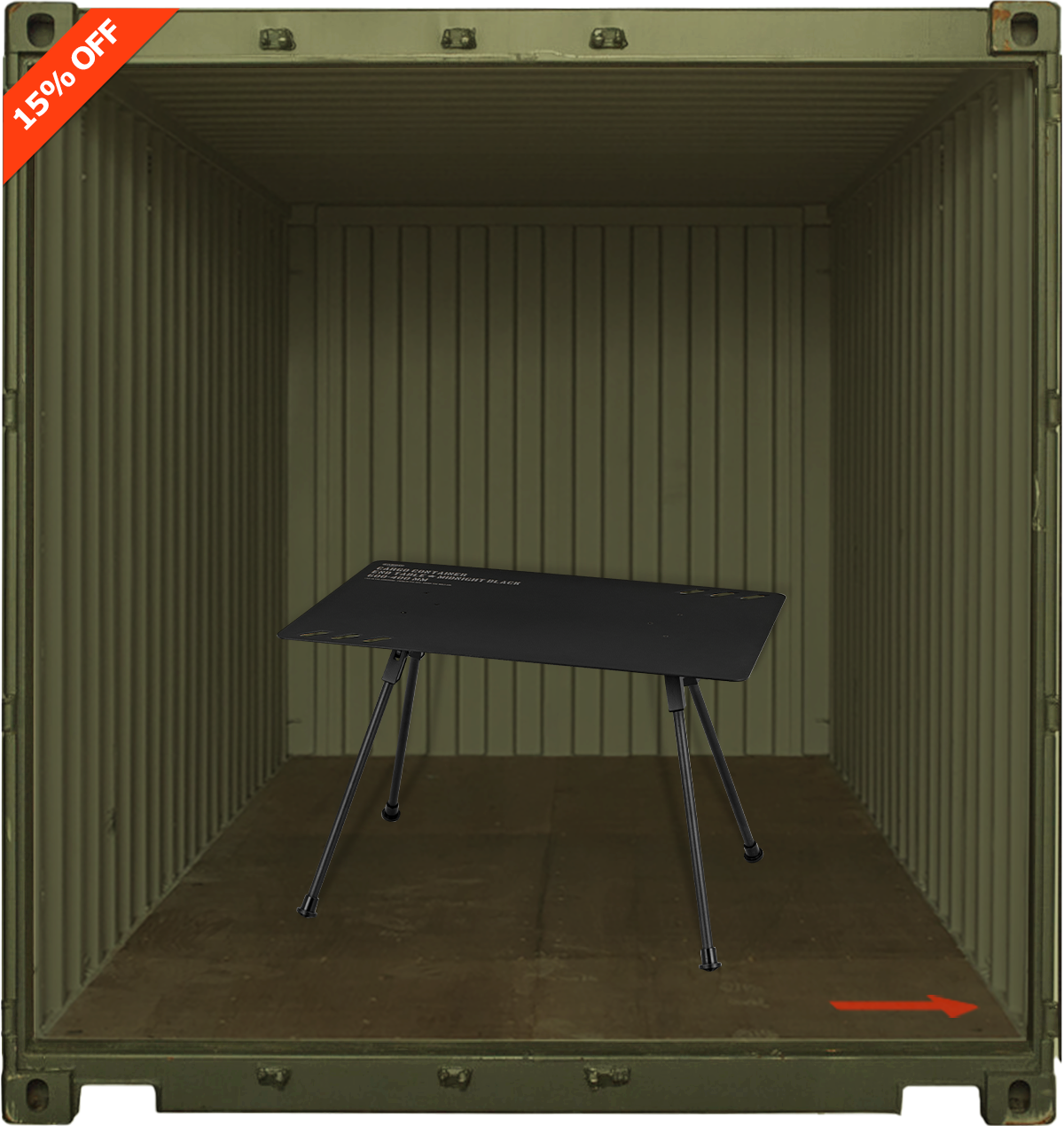 Cargo Container End Table