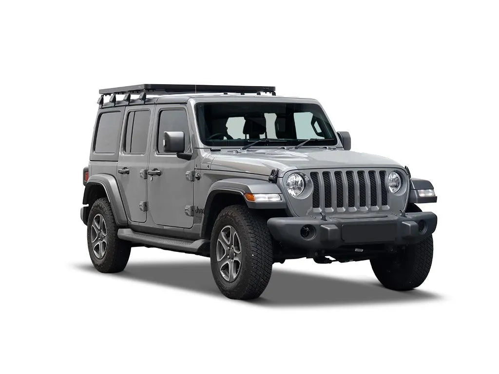 Front Runner Jeep Wrangler JL 4 Door (2018-Current) Slimline II 1/2 Gutter Mount Roof Rack Kit