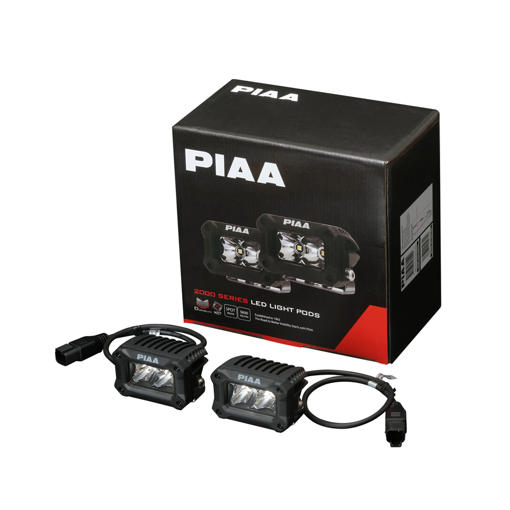 PIAA 2000 LED CUBE LP SPOT KIT