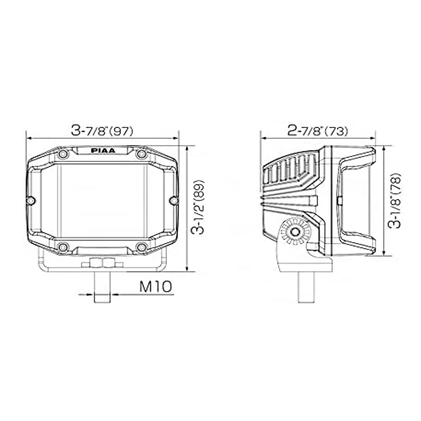 PIAA QUAD EDGE LED CUBE LP DRV KIT