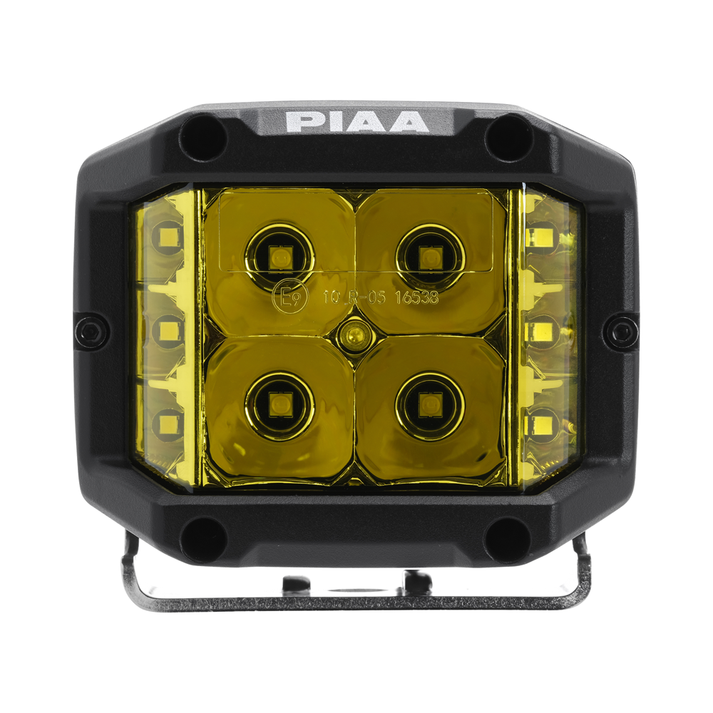 PIAA QUAD EDGE LED CUBE LP DRV YELLOW KIT