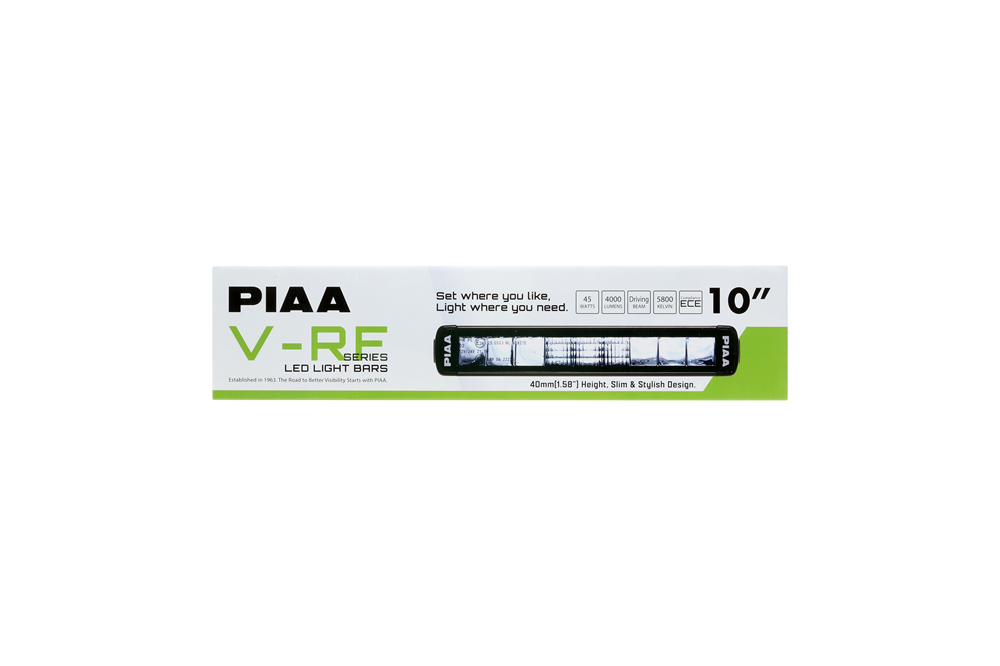 PIAA V-RF10 LED LIGHT BAR DRIVING KIT