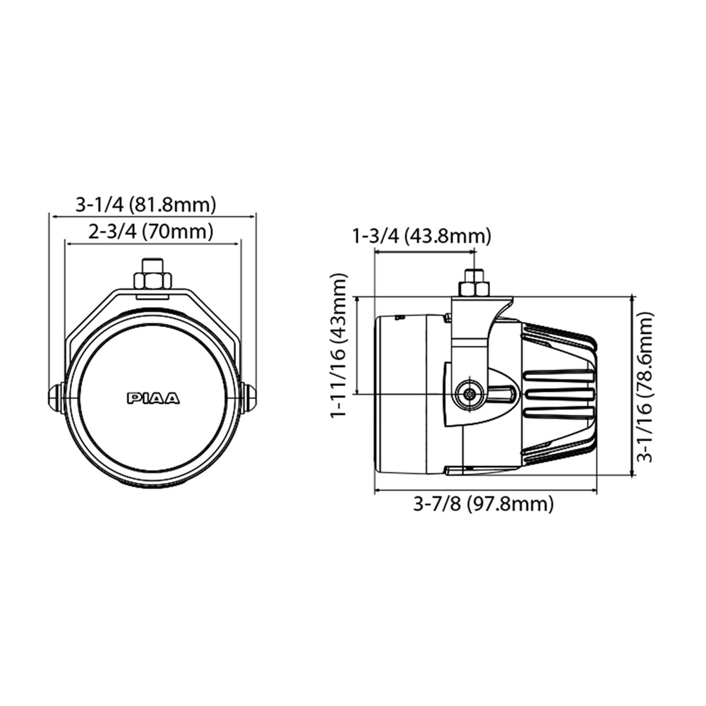 PIAA LP270 LED White Driving Beam Kit