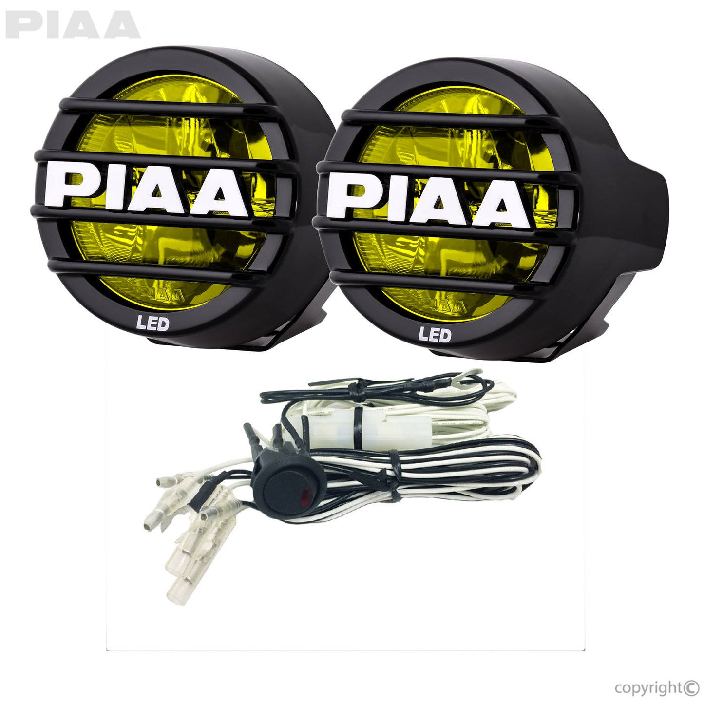 PIAA LP530 LED Ion Yellow Wide Spread Fog Beam Kit