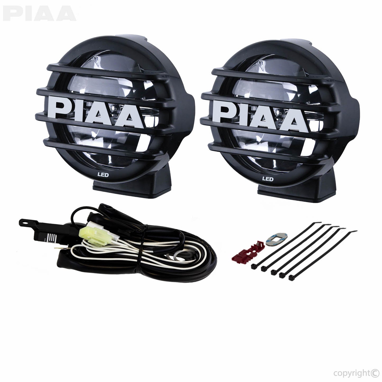 PIAA LP 550 5" LED Driving Light Kit, SAE Compliant