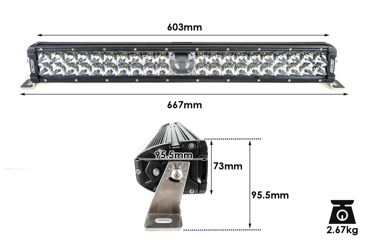 Kings 24" Laser Light Bar