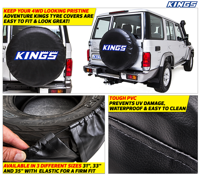 Kings Heavy Duty PVC Spare Wheel Cover